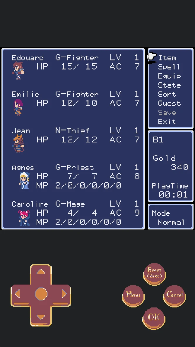 Dungeon Antiqua screenshot